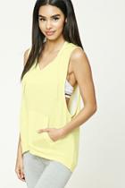 Forever21 Hooded V-neck Top