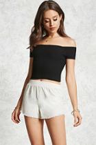 Forever21 Frayed Linen Shorts