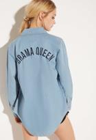 Forever21 Local Heroes Drama Queen Denim Shirt
