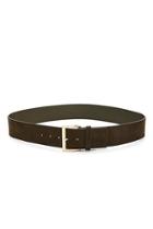 Forever21 Olive Wide Faux Suede Belt