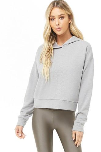 Forever21 Hooded French Terry Pullover