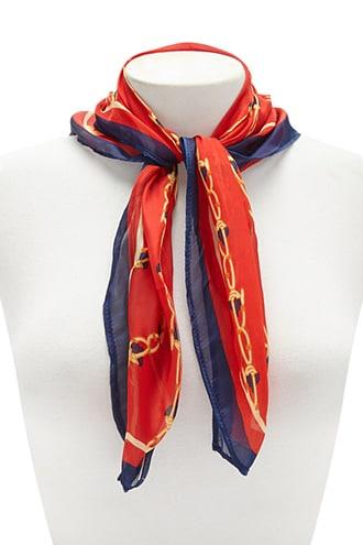 Forever21 Chain Print Scarf