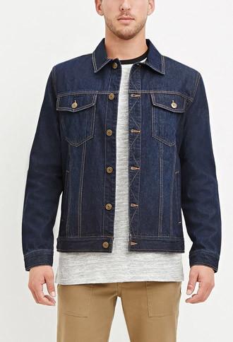 21 Men Classic Denim Jacket