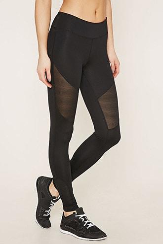 Forever21 Active Shadow Stripe Leggings