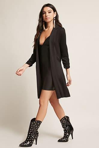 Forever21 Studded Mid-calf Boots
