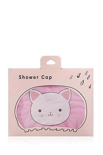 Forever21 Cat Graphic Shower Cap
