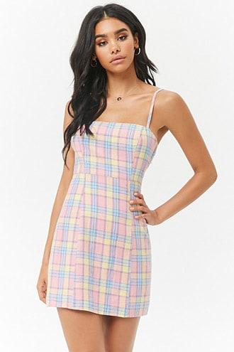 Forever21 Plaid Cami Dress