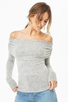 Forever21 Off-the-shoulder Caged-back Top