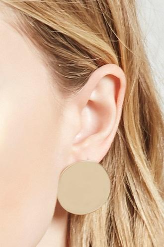 Forever21 Disk Stud Earrings