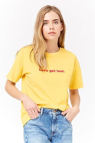 Forever21 Let's Get Lost Graphic Tee