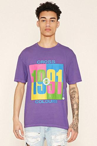 21 Men Men's  Cross Colours 1991 Graphic Tee