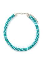 Forever21 Turquoise & White Beaded Statement Necklace