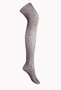 Forever21 Chic Polka Dot Tights