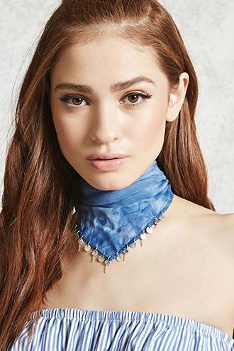 Forever21 Tie-dye Bandana Choker