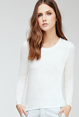 Forever21 Classic Scoop Neck Top