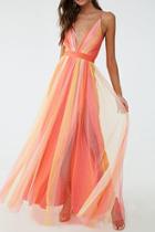 Forever21 Ombre Mesh Prom Gown