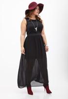 Forever21 Plus Size Chiffon Maxi Dress