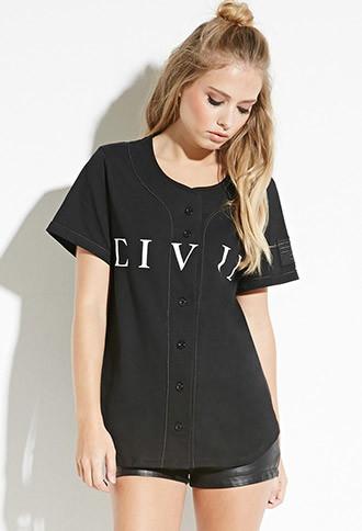 Forever21 Civil 08 Baseball Shirt