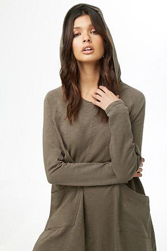 Forever21 Hooded Seam Tunic
