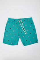 Forever21 Raw Yarn Flamingo Print Shorts