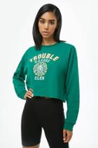 Forever21 Trouble Makers Club Graphic Sweatshirt