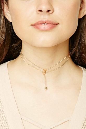 Forever21 Triangle Chain Link Choker