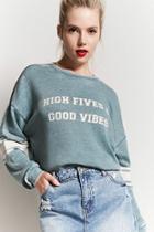 Forever21 High Fives Graphic Sweatshirt