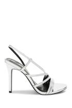 Forever21 Strappy Metallic Heels