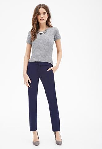 Forever21 Contemporary Classic Woven Trousers
