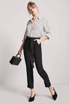Forever21 Crepe High-waist Trousers