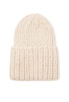 Forever21 Chunky Purl Knit Beanie (blush)