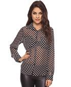 Polka Dot Button Up