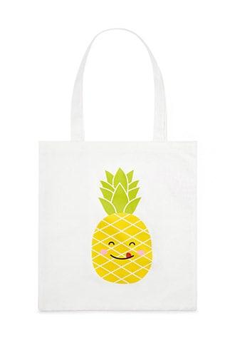 Forever21 Pineapple Graphic Tote Bag