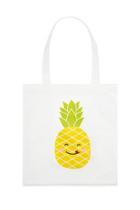 Forever21 Pineapple Graphic Tote Bag