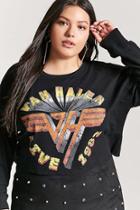Forever21 Plus Size Van Halen Graphic Crop Top