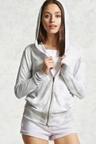 Forever21 Tie-dye Zip-up Hoodie