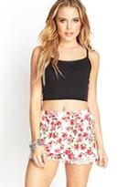 Forever21 Lacy Floral Tap Shorts