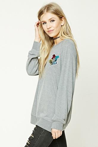 Forever21 Hogwarts Patched Sweatshirt