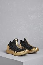 Forever21 Metallic Knit Sneakers