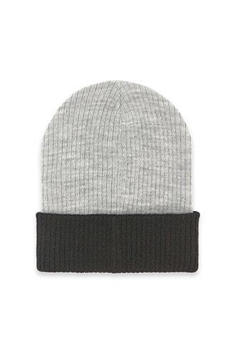 Forever21 Colorblock Foldover Beanie