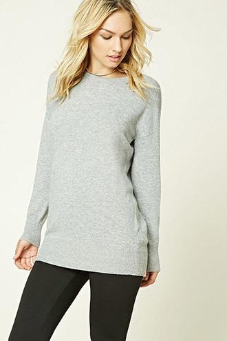 Love21 Women's  Contemporary Marled Knit Tunic