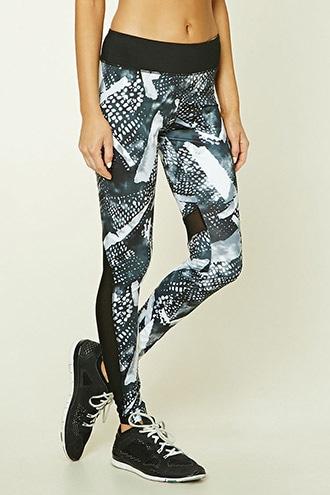 Forever21 Active Abstract Print Leggings