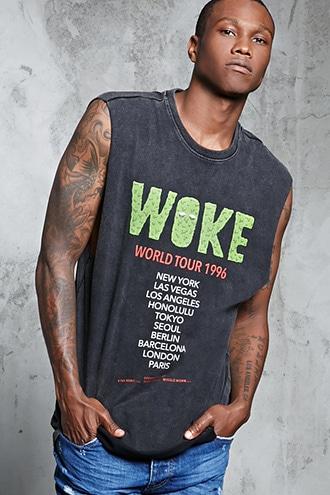 Forever21 Woke Graphic Muscle Tee