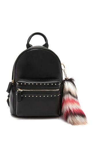 Forever21 Faux Leather Studded Backpack
