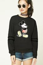 Forever21 Women's  Classic Mickey Mouse Sweatshirt