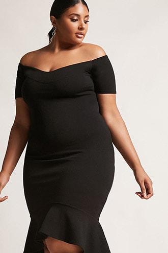 Forever21 Plus Size Pink Clove Bodycon Dress