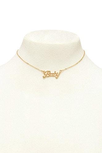 Forever21 Baby Pendant Necklace