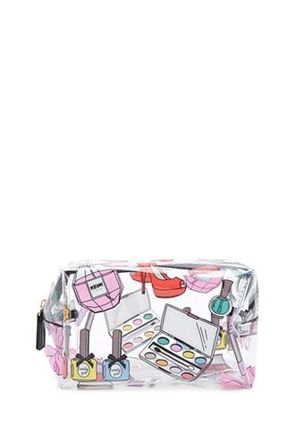 Forever21 Graphic Clear Makeup Bag