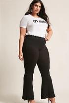 Forever21 Plus Size Ribbed Flare Pants