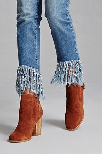 Forever21 Women's  Sbicca Suede Booties